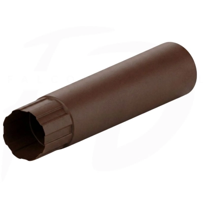 Rura spustowa stalowa ⌀ 100 długość 4m firmy KROP kolor czekoladowy brąz